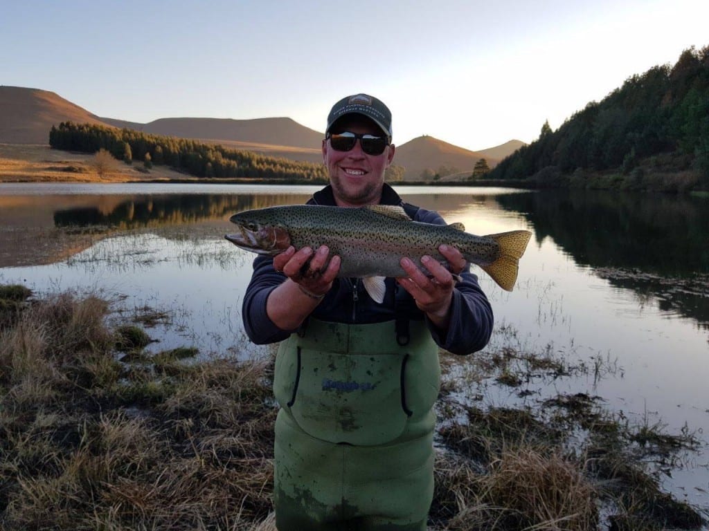 2. A healthy rainbow from a happy Sheldon Butler Sheldon Butler – a happy man after catching this lovely rainbow #tcc2017 2. A healthy rainbow