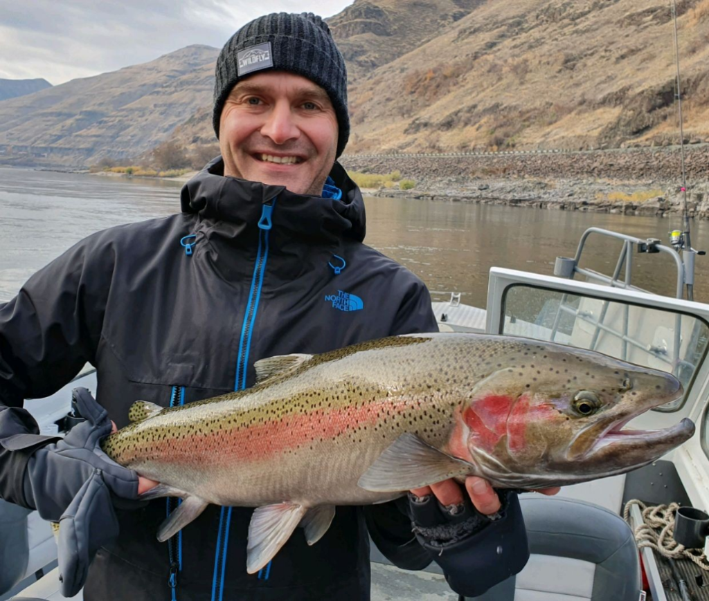 1573479899065 Amazing experience Steelhead fishing, Snake River, Idaho. Personal best, 36 inches, 15 pounds.