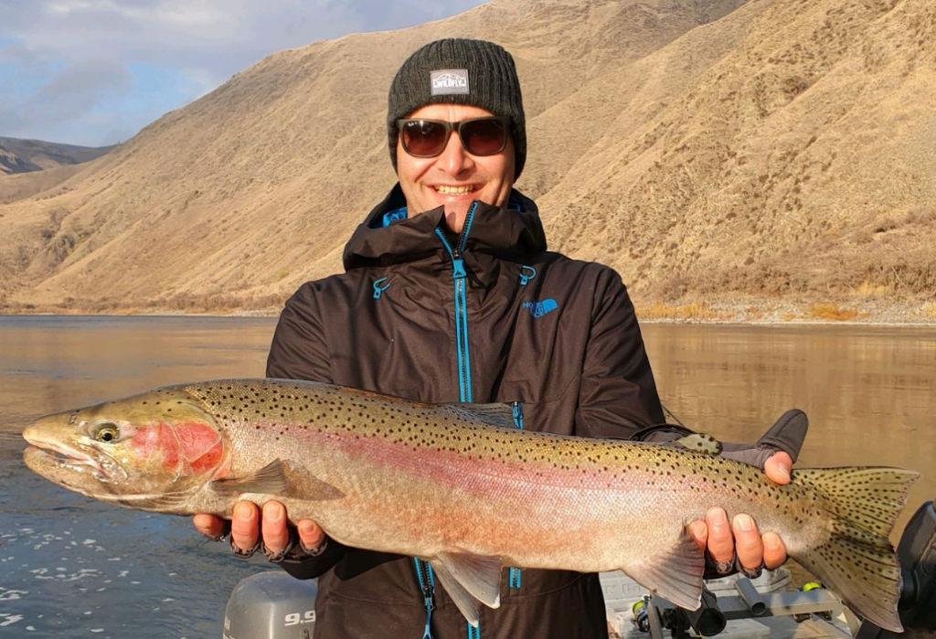 1573480022176 Snake River, Idaho, Steelhead, 32 inches, 11 pounds.