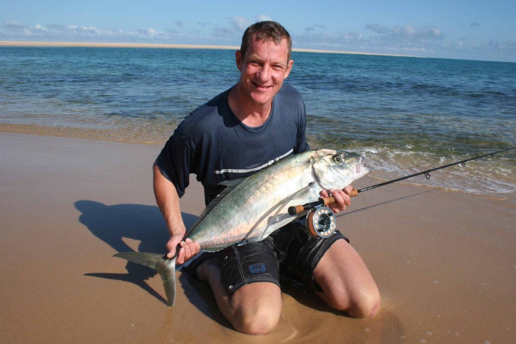 Hendrik Fehsenfeld Yellow Spot Kingfish Bazaruto Island Catch&amp;Release