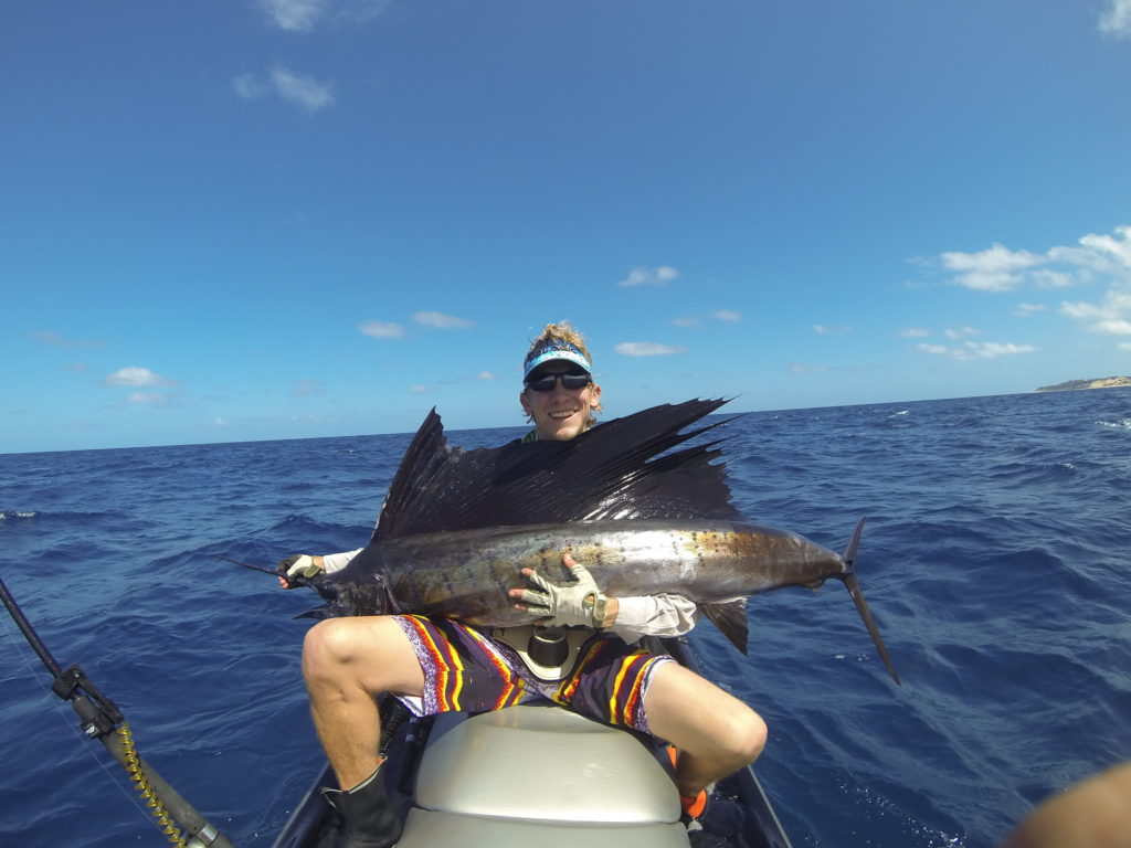 First Sailie off the Jetski awhile ago. An epic fight and even better to see it swim off into the de