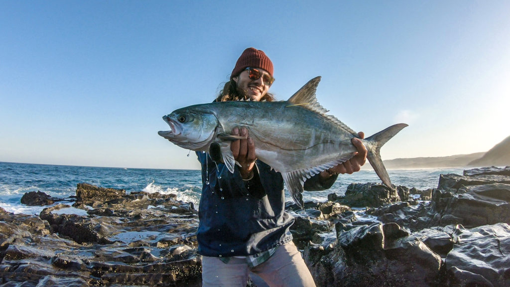 A young Garrick I caught with a home made plug a week ago. Safely tagged and released PSX_20200811_1