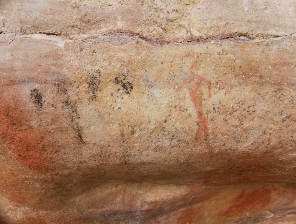1607750440907 You never know what lies behind the next turn on remote unexplored stretches. We found this rock art