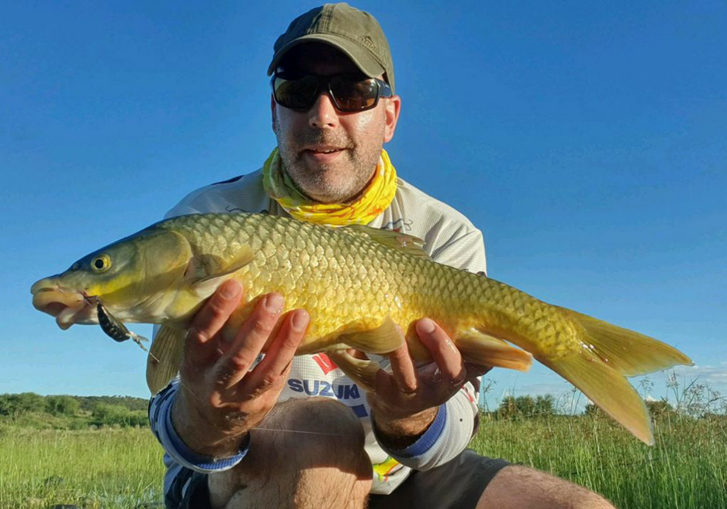 1615367050733 This Orange River smallie whacked a 3cm Salmo Hornet in fast, shallow rapids 1615367050733