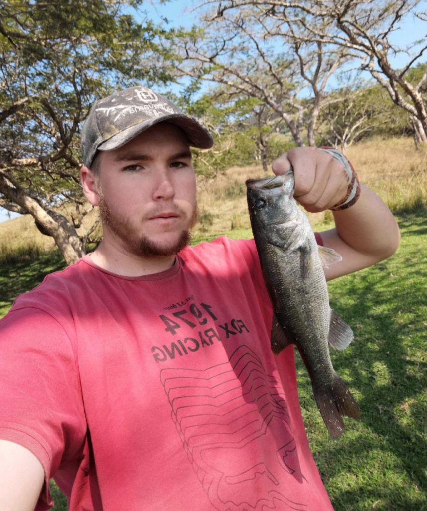 The fish is bigger than it looks